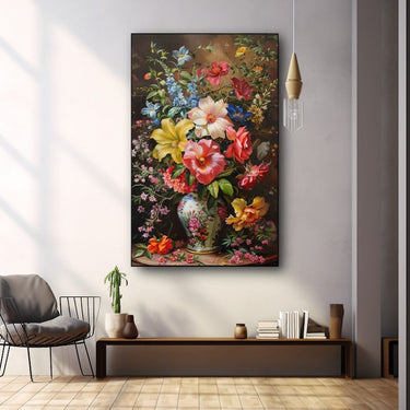 Painting of Vase of Flowers